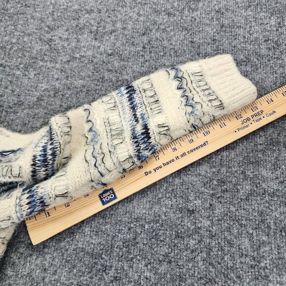 Cherry‎ Couture Made From Art For You Knit Wool Blend Sweater Fringe Boho - Picture 13 of 15